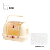 HKM-0774973 Portable Four Seasons Ceramic Dog Pet Flight Case Backpack with Urine Pad - Multiple Colors