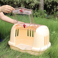 HKM-0774973 Portable Four Seasons Ceramic Dog Pet Flight Case Backpack with Urine Pad - Multiple Colors