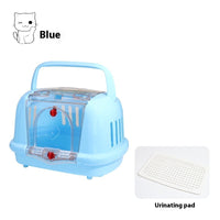 HKM-0774973 Portable Four Seasons Ceramic Dog Pet Flight Case Backpack with Urine Pad - Multiple Colors