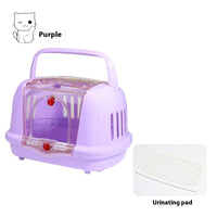HKM-0774973 Portable Four Seasons Ceramic Dog Pet Flight Case Backpack with Urine Pad - Multiple Colors