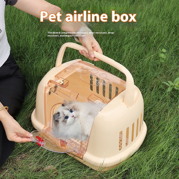 HKM-0774973 Portable Four Seasons Ceramic Dog Pet Flight Case Backpack with Urine Pad - Multiple Colors