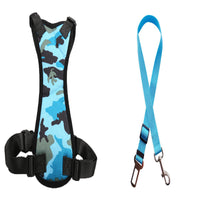 HKM-0775229 Adjustable Nylon and Canvas Car Seat Belt for Pets - Available in Various Colors and Sizes