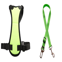 HKM-0775229 Adjustable Nylon and Canvas Car Seat Belt for Pets - Available in Various Colors and Sizes