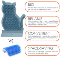 HKM-0776125 Cat Self Massage Grooming Brush with Catnip for Hair Removal and Itch Relief