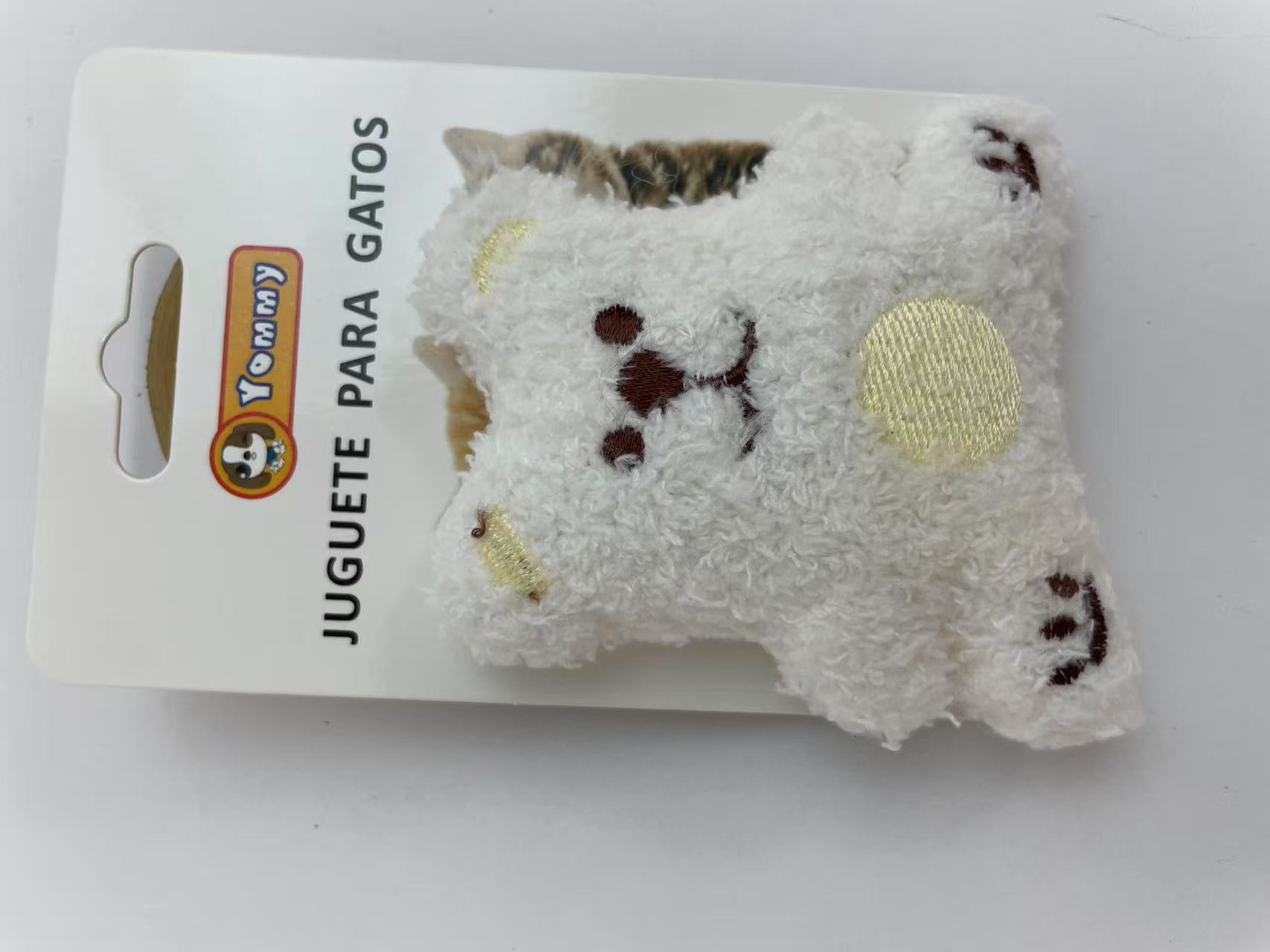 HKM-0776765 Plush Cat Toy Bear - Soft, Cuddly Companion for Feline Fun