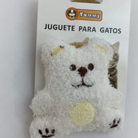 HKM-0776765 Plush Cat Toy Bear - Soft, Cuddly Companion for Feline Fun