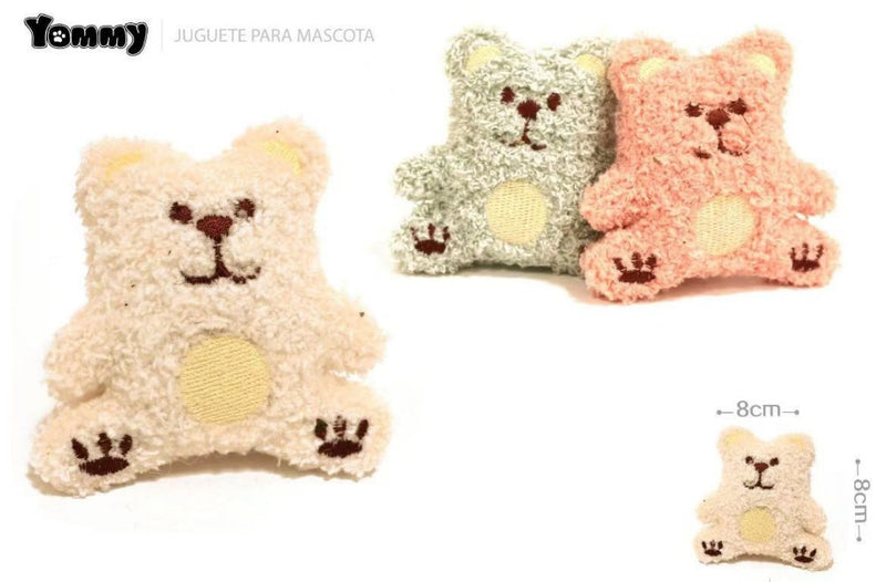 HKM-0776765 Plush Cat Toy Bear - Soft, Cuddly Companion for Feline Fun