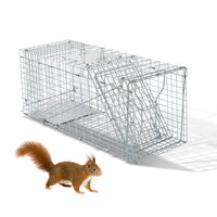 HKM-0777533 32 Inch Folding Iron Live Animal Trap for Humane Wildlife Control