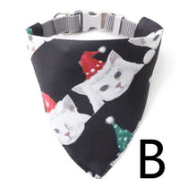 HKM-0777917 Adjustable Pet Triangle Scarf Collar Bib - Stylish Polyester Design