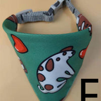HKM-0777917 Adjustable Pet Triangle Scarf Collar Bib - Stylish Polyester Design