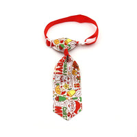 HKM-0778173 Christmas Pet Bow Tie - Colorful Ribbon Design for Year-Round Festivities