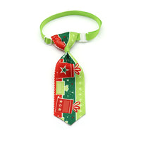 HKM-0778173 Christmas Pet Bow Tie - Colorful Ribbon Design for Year-Round Festivities