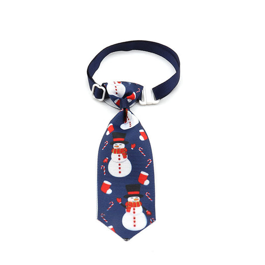 HKM-0778173 Christmas Pet Bow Tie - Colorful Ribbon Design for Year-Round Festivities