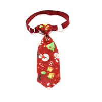 HKM-0778173 Christmas Pet Bow Tie - Colorful Ribbon Design for Year-Round Festivities