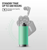 HKM-077843 Waterproof Earbuds with 600mAh Battery and IPX4 Rating for Active Lifestyles