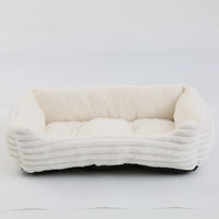 HKM-0779965 Cozy Candy Color Square Pet Bed for Dogs and Cats - Various Sizes Available
