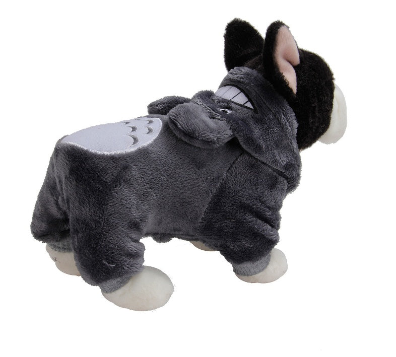 HKM-0780093 Cozy Coral Fleece Dog Apparel in Orange, Pink, Brown, and Gray - Multiple Sizes Available