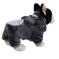 HKM-0780093 Cozy Coral Fleece Dog Apparel in Orange, Pink, Brown, and Gray - Multiple Sizes Available