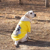 HKM-0780989 Comfortable Dog Sweatshirt in Red, Blue, and Yellow for Medium to Extra Large Breeds