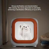 HKM-078099 Automatic Eco-Friendly Pet Hair Drying Box for Dogs and Cats - Intelligent ABS Water Blower