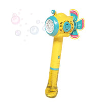 HKM-078099 Fully Automatic Handheld Bubble Wands with Light - Fun Bubble Maker for Kids