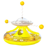 HKM-0781885 Interactive Cat Tumbler Track Toy with Food Dispensing and Trackball Features
