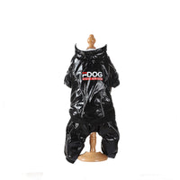 HKM-0782269 Windproof Down Jacket for Dogs - Cozy Cotton Hooded Coat in Blue, Black, Orange, Sizes S to XXL
