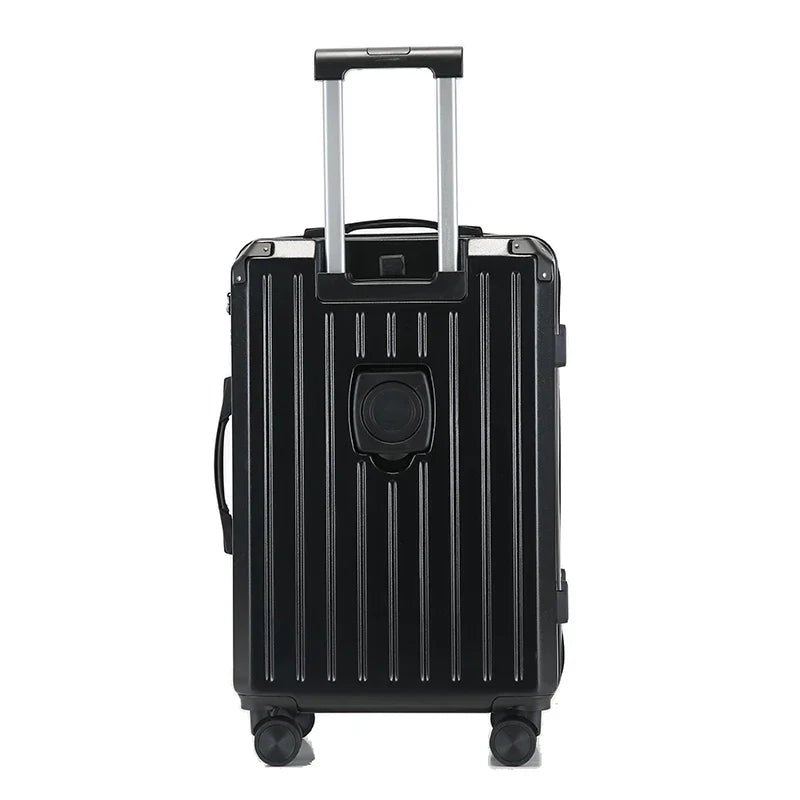 HKM-078227 Versatile Trolley Luggage Set - 14, 20, 24, 28 Inch Travel Suitcase with 360-Degree Rotating Wheels