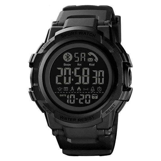 HKM-078355 Men's Waterproof Bluetooth Smart Sports Watch with Step Counter and Multi-Function Features