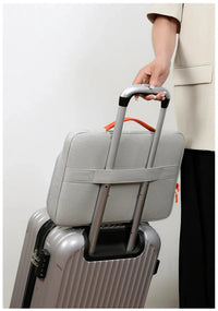 HKM-078547 Waterproof Portable Laptop Tote Bag with Multiple Compartments for Business Use