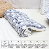 HKM-0785725 Flannel Winter Pet Mat Cat Nest - Cozy Multi-Color Cat Pad for Dogs and Cats