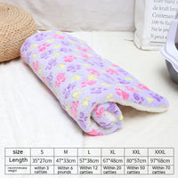 HKM-0785725 Flannel Winter Pet Mat Cat Nest - Cozy Multi-Color Cat Pad for Dogs and Cats