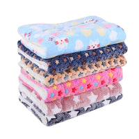 HKM-0785725 Flannel Winter Pet Mat Cat Nest - Cozy Multi-Color Cat Pad for Dogs and Cats