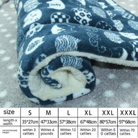 HKM-0785725 Flannel Winter Pet Mat Cat Nest - Cozy Multi-Color Cat Pad for Dogs and Cats