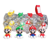 HKM-078675 3D Cartoon Doll Pendant Keychain for Car and Backpack Decorations