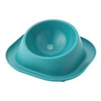 HKM-0787645 Stainless Steel Anti-Tip Cat Bowl with Oblique Mouth for Leak-Proof Feeding