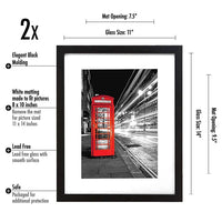 HKM-078867 Stylish A4 Black MDF Photo Frames in Custom Sizes for Home Wall Decoration