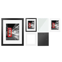 HKM-078867 Stylish A4 Black MDF Photo Frames in Custom Sizes for Home Wall Decoration