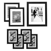 HKM-078867 Stylish A4 Black MDF Photo Frames in Custom Sizes for Home Wall Decoration