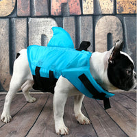 HKM-0789053 Lightweight Shark Fin Pet Swimsuit for Dogs - Comfortable Swim Jacket for Large and Small Breeds