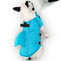 HKM-0789053 Lightweight Shark Fin Pet Swimsuit for Dogs - Comfortable Swim Jacket for Large and Small Breeds