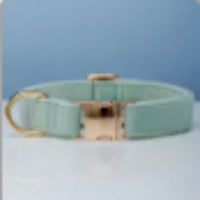 HKM-0789437 Multiple Color Velvet Dog Collar and Leash Set with Bow Tie