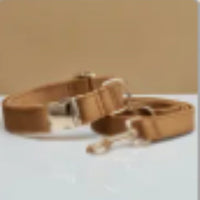 HKM-0789437 Multiple Color Velvet Dog Collar and Leash Set with Bow Tie