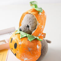 HKM-0789821 Pet 3D Pumpkin Dress for Halloween - Stylish Outfit in Beibei Pumpkin Color, Sizes S to XL