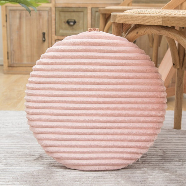 HKM-079059 Modern Flannel Floor Sofa Cushion in Various Colors - 40x40cm Decorative Mat for Living Room and Bedroom