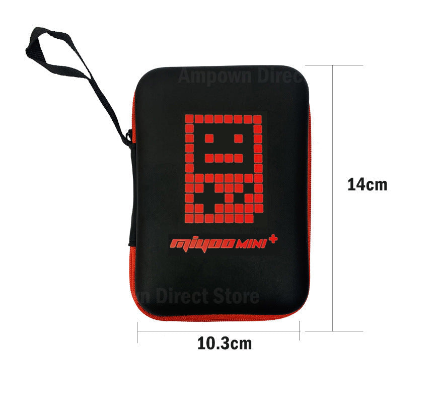 HKM-079059 Portable Storage Bag for Miyoo Mini Plus Game Console - Protective Accessory Case (14x10.3x4CM)