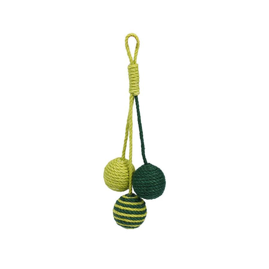 HKM-079187 Catnip Ball with Bite-Resistant Stick for Playful Cats - Multiple Color Combinations Available