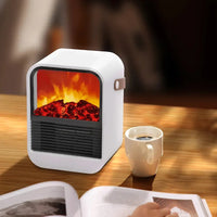 HKM-079187 Portable Electric Fan Heater for Home Office and Indoor Use - 1000W Quick Heat Solution for Winter