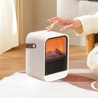 HKM-079187 Portable Electric Fan Heater for Home Office and Indoor Use - 1000W Quick Heat Solution for Winter