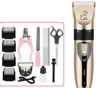HKM-0793021 Pet Electric Hair Clipper Set with Ceramic Blade and Accessories